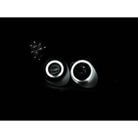Anzo 121173 - Projector Headlights w/ CCFL Halo (Chrome Housing, Clear Lens)