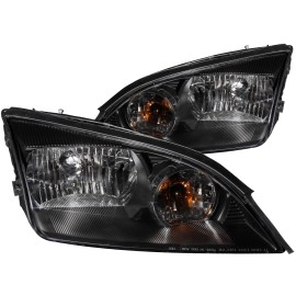 Anzo 121229 - Crystal Headlights (Black Housing, Clear Lens)