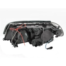 Anzo 121268 - Projector Halo Headlights w/ Corner Lights (Chrome Housing, Clear Lens)