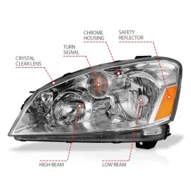 Anzo 121294 - Crystal Headlights (Chrome Housing, Clear Lens)