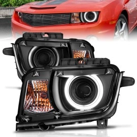 Anzo 121312 - Projector Headlights w/ RX Halo (Black Housing, Clear Lens)
