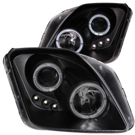 Anzo 121341 - Projector Headlights w/ LED Halo (Black Housing, Clear Lens)