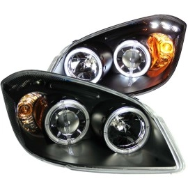 Anzo 121344 - Projector Headlights w/ Halo (Black Housing, Clear Lens)