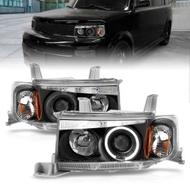 Anzo 121347 - Projector Headlights w/ Halo (Black Housing, Clear Lens)