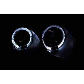 Anzo 121357 - Projector Headlights w/ Halo (Black Housing, Clear Lens)