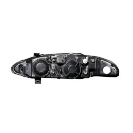 Anzo 121365 - Projector Headlights w/ 2 Halos (Black Housing, Clear Lens)