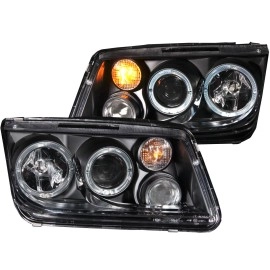 Anzo 121369 - Projector Headlights w/ Halo (Black Housing, Clear Lens)