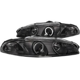 Anzo 121377 - Projector Headlights w/ Halo (Black Housing, Clear Lens)