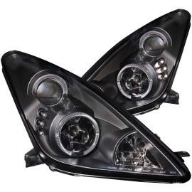 Anzo 121387 - Projector Headlights w/ Halo (Black Housing, Clear Lens)