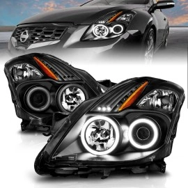 Anzo 121395 - Projector Headlights w/ RX Halo (Black Housing, Clear Lens)