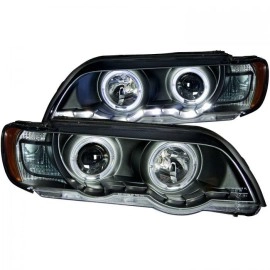 Anzo 121398 - Projector Headlights w/ Halo (Black Housing, Clear Lens)