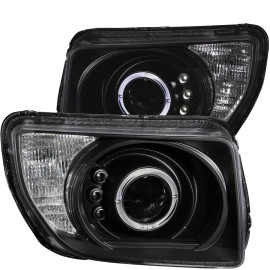 Anzo 121432 - Projector Headlights w/ Halo & LED (Black Housing, Clear Lens)