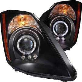 Anzo 121444 - Projector Headlights w/ Halo (Black Housing, Clear Lens)
