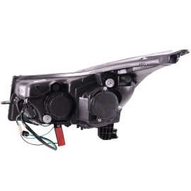 Anzo 121462 - Projector Headlights w/ U-Bar Halo (Chrome Housing, Clear Lens)