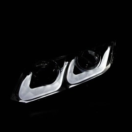 Anzo 121478 - Projector Headlights w/ U-Bar Halo (Chrome Housing, Clear Lens)