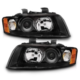 Anzo 121528 - Projector Headlights (Black Housing, Clear Lens)