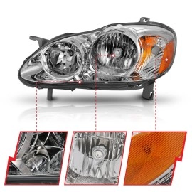 Anzo 121540 - Crystal Headlights (Chrome Housing, Clear Lens)