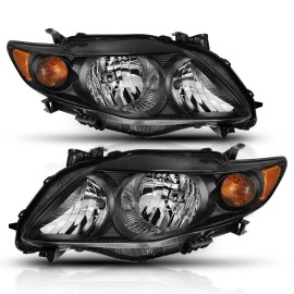 Anzo 121541 - Crystal Headlights (Black Housing, Clear Lens)