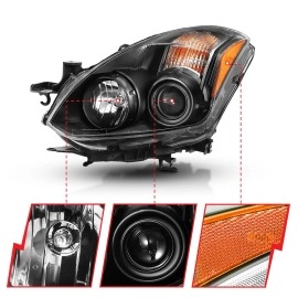 Anzo 121548 - Headlights (Black Housing, Clear Lens)