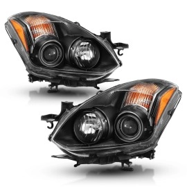 Anzo 121548 - Headlights (Black Housing, Clear Lens)