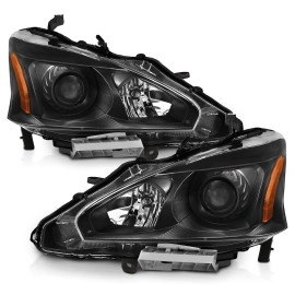Anzo 121549 - Projector Headlights (Black Housing, Clear Lens)