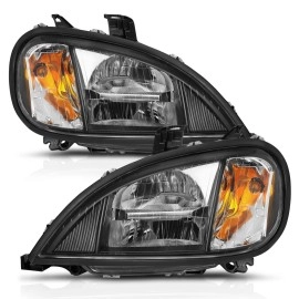 Anzo 131028 - LED Crystal Headlights (Black Housing, Clear Lens)