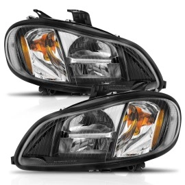 Anzo 131030 - Crystal Headlights (Black Housing, Clear Lens)