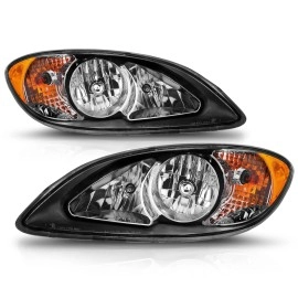 Anzo 131032 - OE Style Crystal Headlights (Black Housing, Clear Lens)