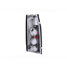 Anzo 211017 - 3D Style Tail Lights (Chrome Housing, Clear / Red Lens)