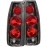 Anzo 211019 - 3D Style Tail Lights (Black Housing, Clear / Red Lens)
