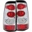 Anzo 211020 - Tail Lights (Chrome Housing, Clear / Red Lens)