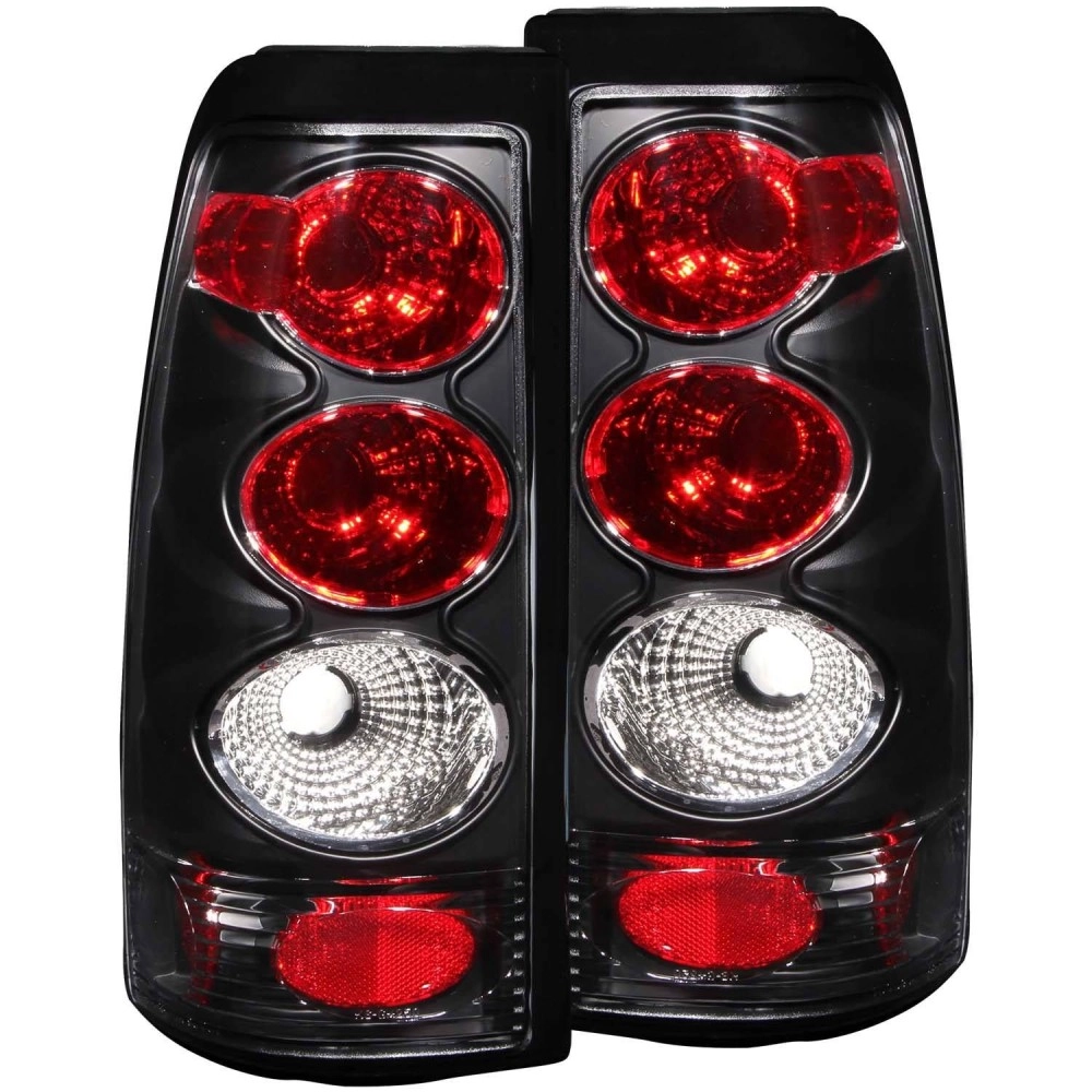 Anzo 211025 - Tail Lights (Black Housing, Clear / Red Lens)
