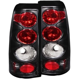 Anzo 211025 - Tail Lights (Black Housing, Clear / Red Lens)