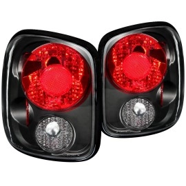 Anzo 211028 - Tail Lights (Black Housing, Clear / Red Lens)
