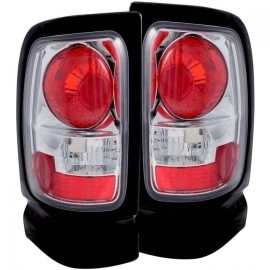 Anzo 211046 - Tail Lights (Chrome Housing, Clear Lens)