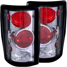 Anzo 211049 - Tail Lights (Chrome Housing, Clear Lens)
