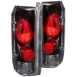 Anzo 211062 - Tail Lights (Black Housing, Clear / Red Lens)