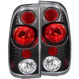 Anzo 211065 - G2 Tail Lights (Black Housing, Clear / Red Lens)