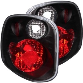 Anzo 211069 - G2 Tail Lights (Black Housing, Clear / Red Lens)