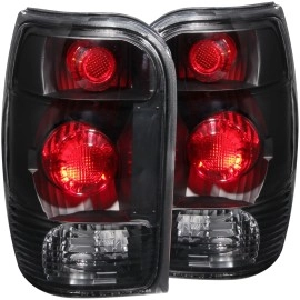 Anzo 211084 - Tail Lights (Black Housing, Clear / Red Lens)