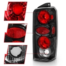 Anzo 211103 - Tail Lights (Black Housing, Clear / Red Lens)