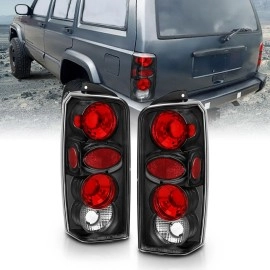 Anzo 211103 - Tail Lights (Black Housing, Clear / Red Lens)