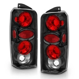 Anzo 211103 - Tail Lights (Black Housing, Clear / Red Lens)