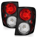 Anzo 211105 - Tail Lights (Black Housing, Clear / Red Lens)