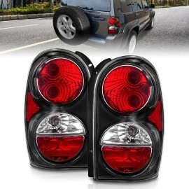 Anzo 211108 - Tail Lights (Black Housing, Clear / Red Lens)