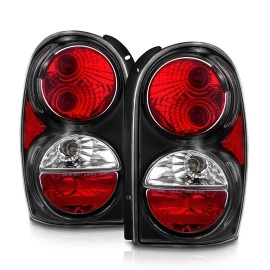 Anzo 211108 - Tail Lights (Black Housing, Clear / Red Lens)