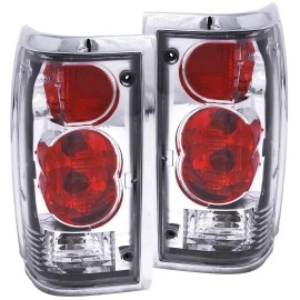 Anzo 211111 - Tail Lights (Chrome Housing, Clear / Red Lens)