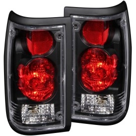 Anzo 211113 - Tail Lights (Black Housing, Clear / Red Lens)