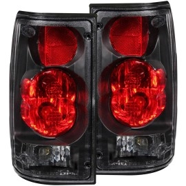 Anzo 211132 - G2 Tail Lights (Black Housing, Clear / Red Lens)