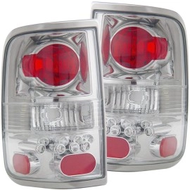 Anzo 211138 - Tail Lights (Chrome Housing, Clear Lens)